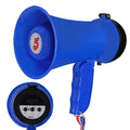 Megaphone Bullhorn Speaker 15W Mini Battery Power Bull horn w Siren 400 Yard Range