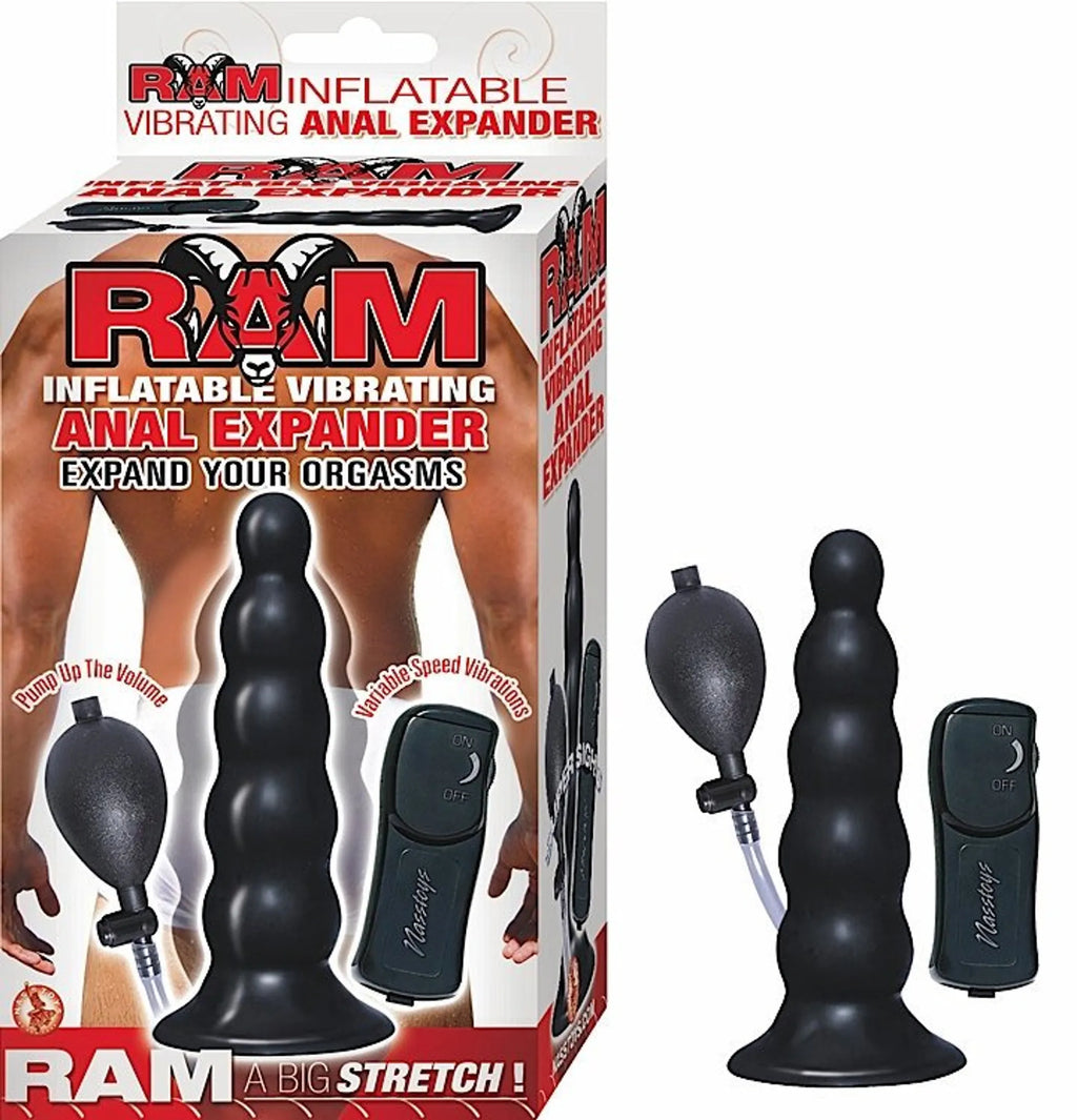 RAM INFLATABLE VIBRATING ANAL EXPANDER