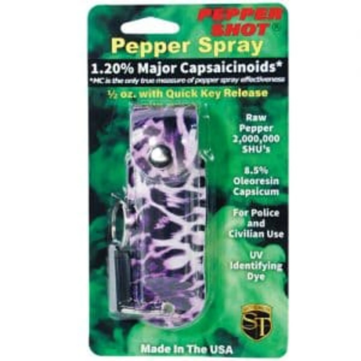 Pepper Shot 1.2% Mc 1/2 Oz Halo Holster