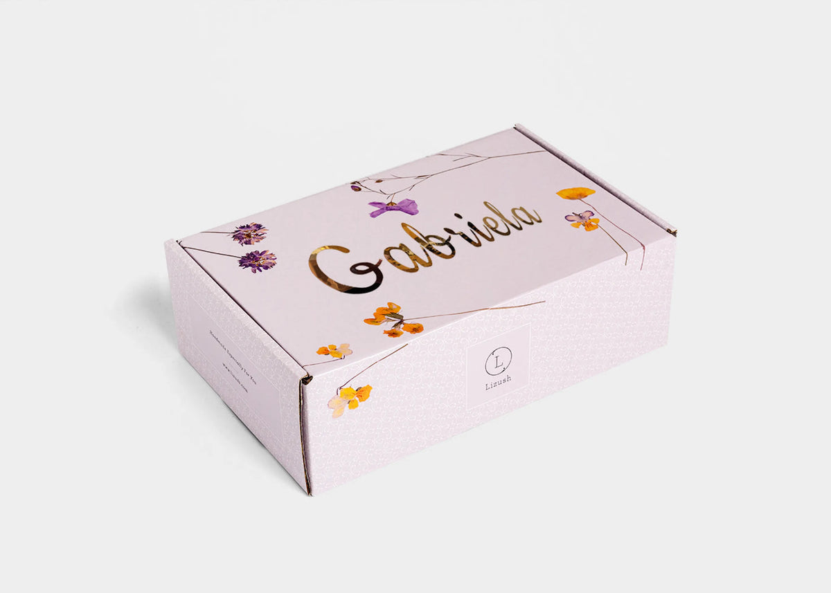 Lavender bath and body set, Natural skincare appreciation gift box