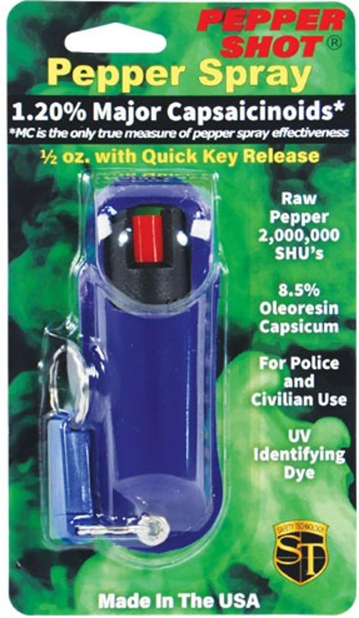 Pepper Shot 1.2% Mc 1/2 Oz Halo Holster
