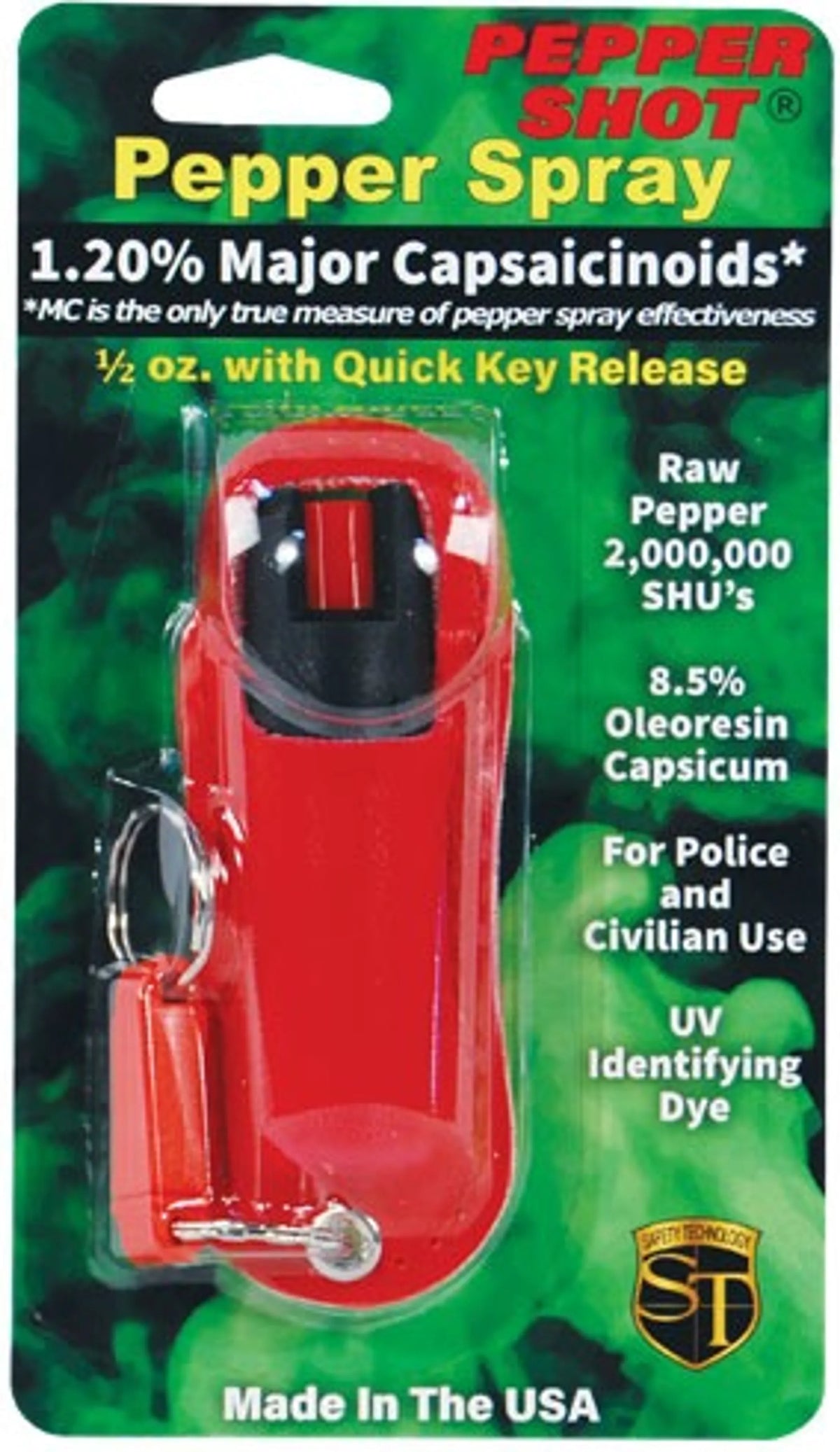 Pepper Shot 1.2% Mc 1/2 Oz Halo Holster