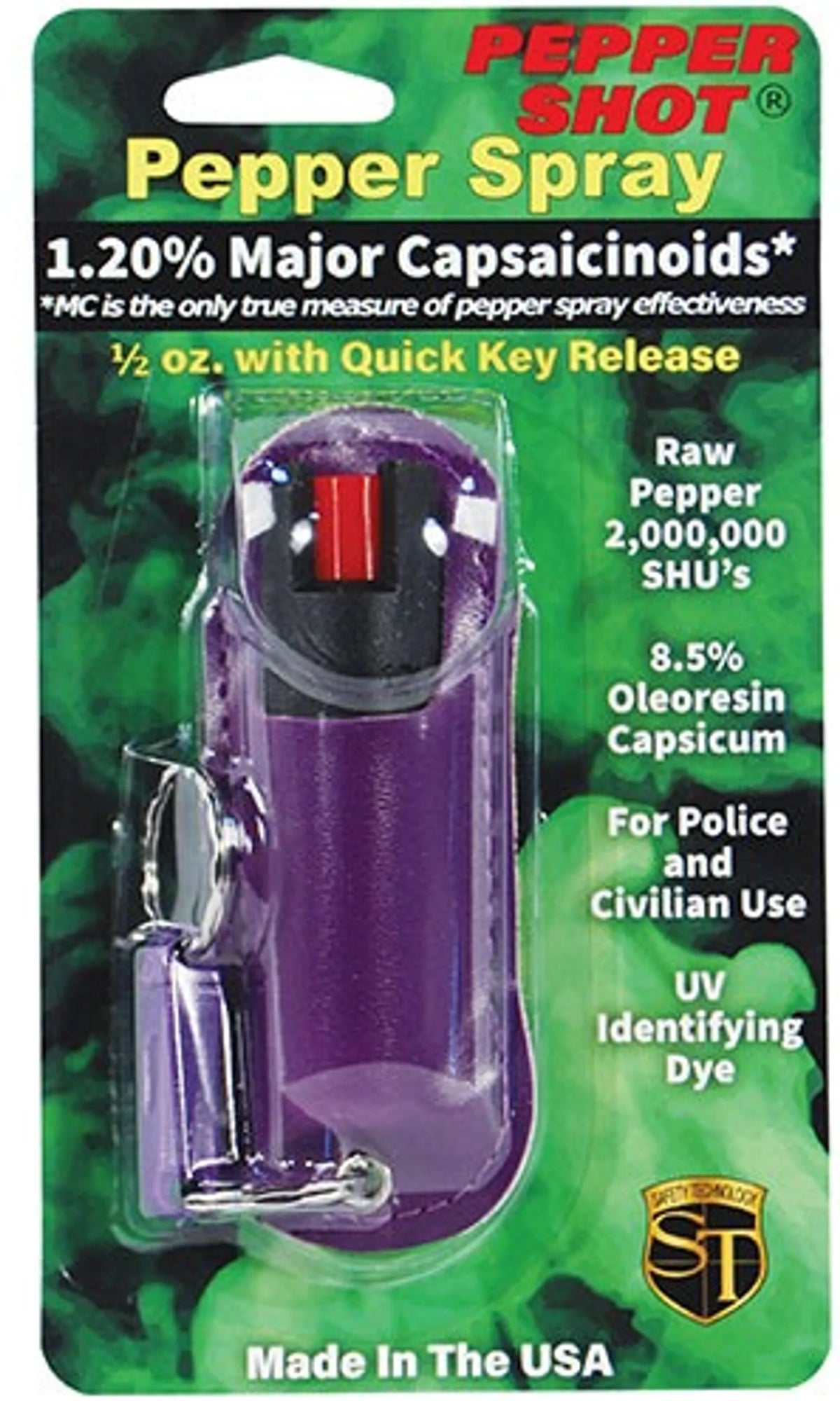 Pepper Shot 1.2% Mc 1/2 Oz Halo Holster