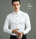 Crisp Stretchable Non-Iron Men's Long Sleeve Shirt