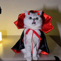 Halloween Vampire Cape for Cats & Dogs – Witch Cloak Pet Costume