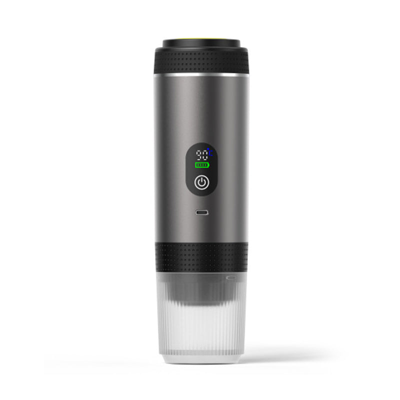 Portable Espresso Machine – 3-in-1 Capsule & Ground Coffee Maker with Digital Display