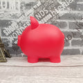 Cute Cartoon Rubber Piggy Bank for Kids Break-Resistant Savings Jar