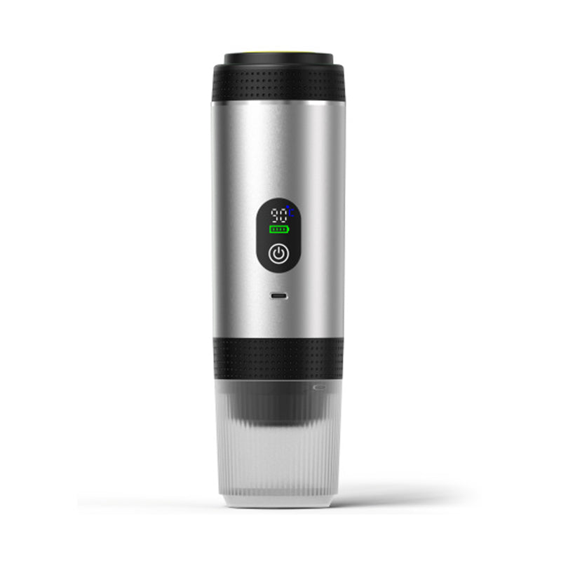 Portable Espresso Machine – 3-in-1 Capsule & Ground Coffee Maker with Digital Display