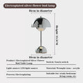 LED Mushroom & Flower Bud Desk Lamp with USB Charging, Touch Control, Kids Room Decor