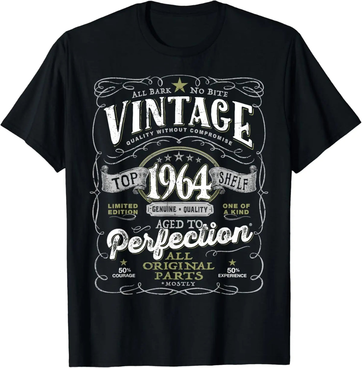Vintage 62th Birthday Decorations Vintage 1964 62 Birthday T-Shirt Men Women Clothes Graphic T Shirts Unisex Summer Soft Tops