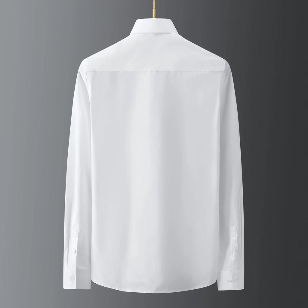 Brand Lotus 2025 Men's Shirt High Quality Casual Business Dress Shirt Long Sleeve Luxury Social Banquet Party Casual Shirts