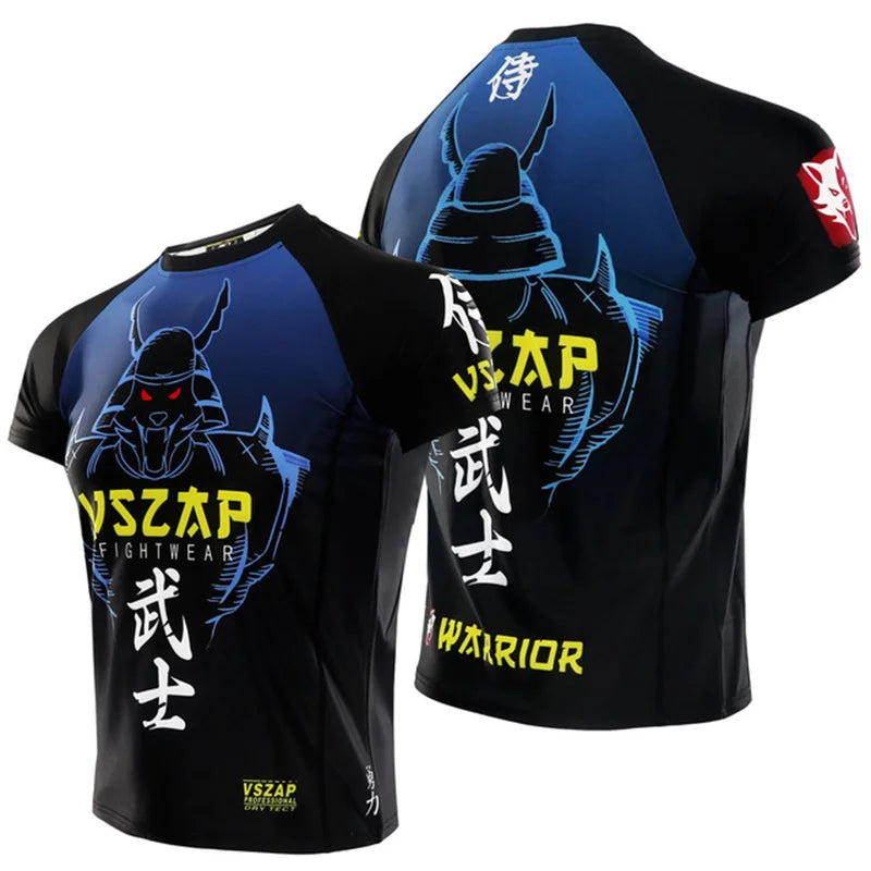 Muay Thai Sports Men's T-Shirt Funny 3D Print Short Sleeve Tee Summer Casual O-neck Loose Top Fashion Breathable Boxing Clothing