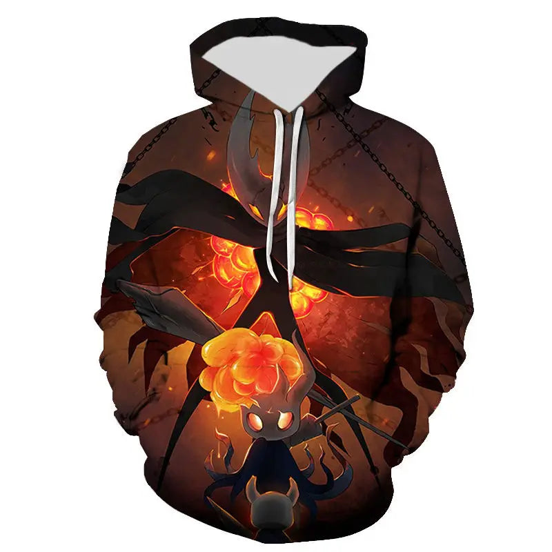 Game Hollow Knight 3d Printed Men Women Autumn Winter Streetwear Casual Long Sleeve Hoodie Oversized Sweatshirts Unisex Clothing
