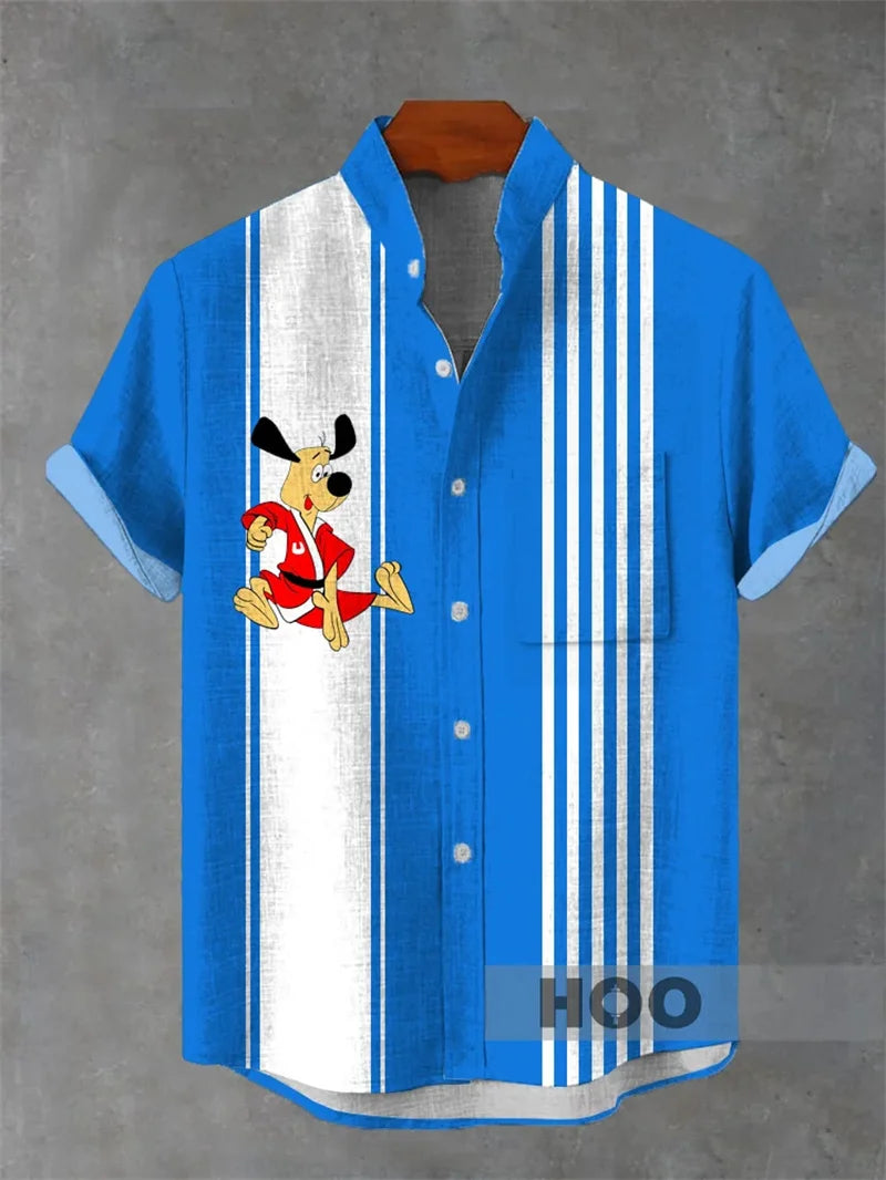 2025 Fashion Carnival 3D Printing Men's Shirt Men's Short Sleeve Shirt Casual Shirt Holiday Top