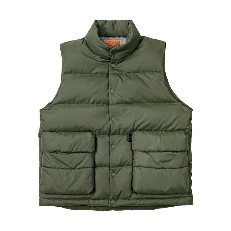 Maden Winter Sleeveless Down Vest for Women White Duck Down Filling Stand-up Collar Warm Tank Top Casual Light Outerwear Vest