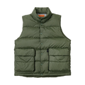 Maden Winter Sleeveless Down Vest for Women White Duck Down Filling Stand-up Collar Warm Tank Top Casual Light Outerwear Vest