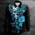 Men's casual outdoor street long sleeved 3D shirt, soft and comfortable, new three-dimensional fashion
