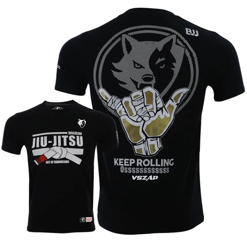 Muay Thai Sports Men's T-Shirt Funny 3D Print Short Sleeve Tee Summer Casual O-neck Loose Top Fashion Breathable Boxing Clothing
