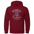 Norway FjordFashion High Quality Hoody Oversize Casual Mountain Hoodies For Men Autumn Street Hoodie Loose  Clothing Women