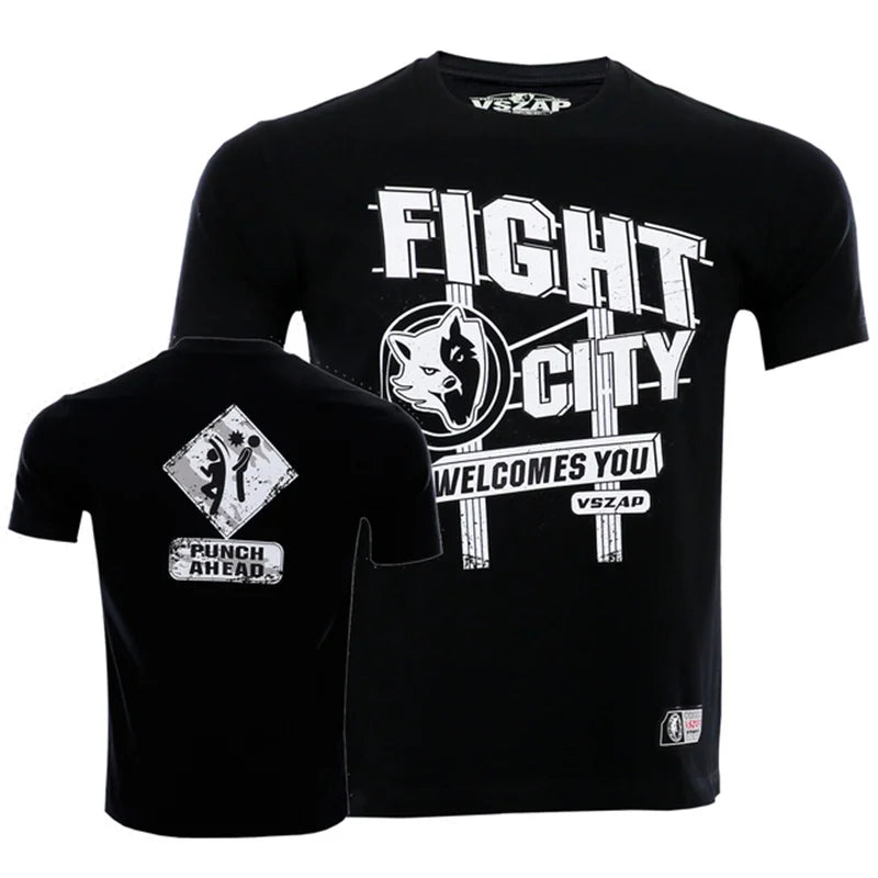 Muay Thai Sports Men's T-Shirt Funny 3D Print Short Sleeve Tee Summer Casual O-neck Loose Top Fashion Breathable Boxing Clothing