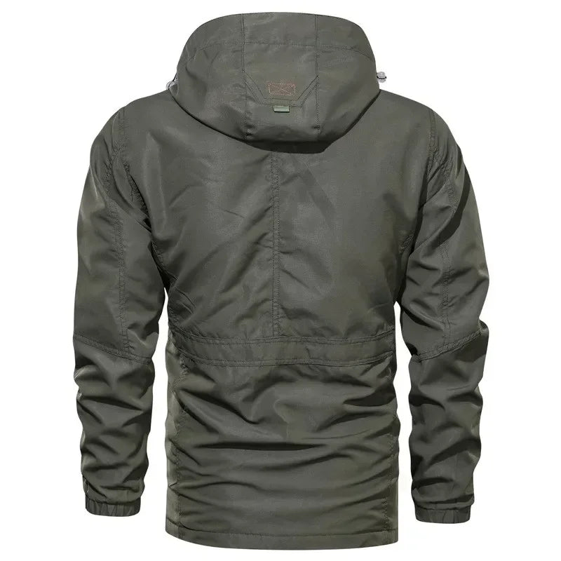 2025 Plus Size 5XL Jacket Waterproof and Windproof Autumn and Spring Clothing Moto Biker Multicam Male Camouflage Windbreakers
