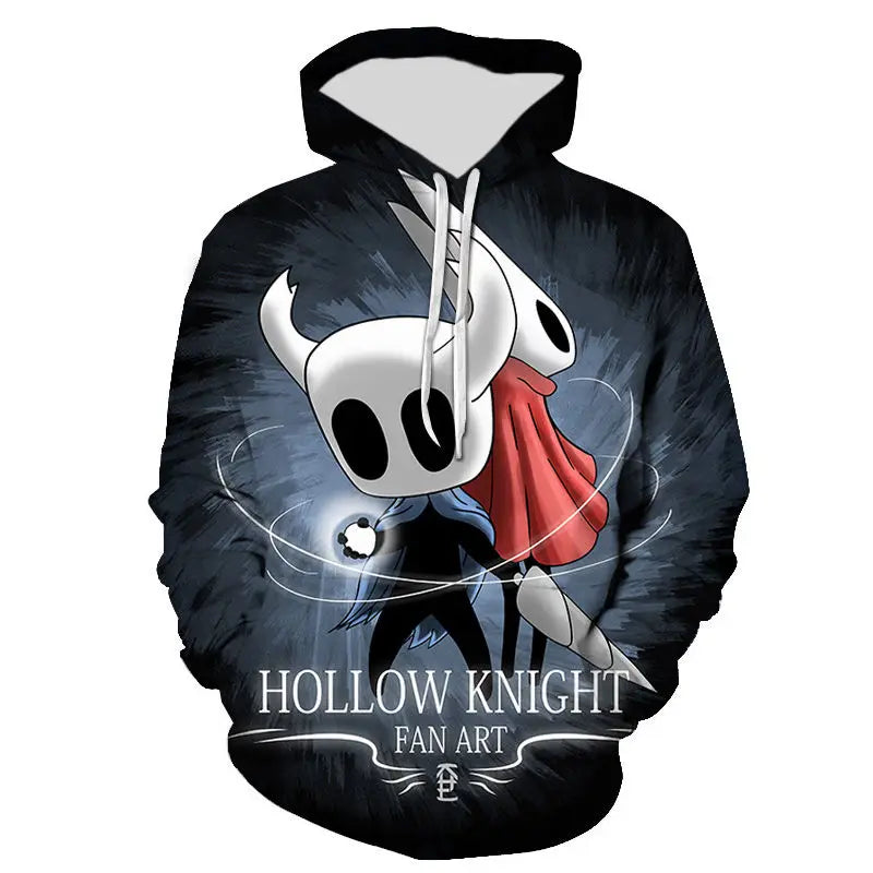 Game Hollow Knight 3d Printed Men Women Autumn Winter Streetwear Casual Long Sleeve Hoodie Oversized Sweatshirts Unisex Clothing