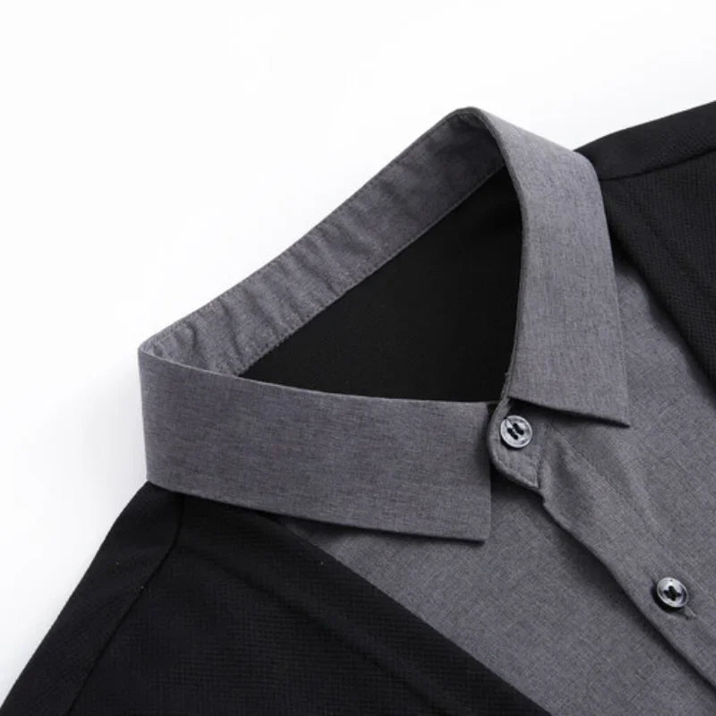 Men's Cardigan, Fake Two Shirts, Jacket, Fake Two Items, 2024 Autumn Bestseller, Fake Two Items, New Cardigan Shirt