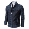 Autumn Winter Sweater Men's Loose Cardigan 2023 New Cold Cold High Neck Jumpers Patchworked Windbreaker Causal Jackets