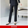 Double-Breasted Suit Jacket Women's Professional Set Autumn Winter British Style Fashionable Korean Version Formal Wear