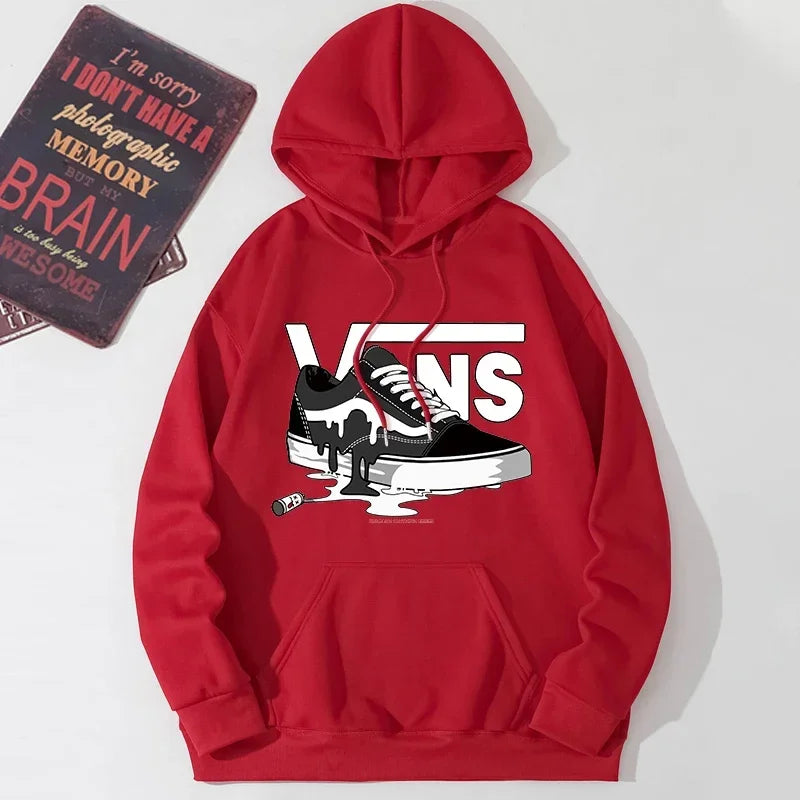 Men's autumn hooded sweatshirt Harajuku style new hip-hop clothing printed long-sleeve hoodie for men
