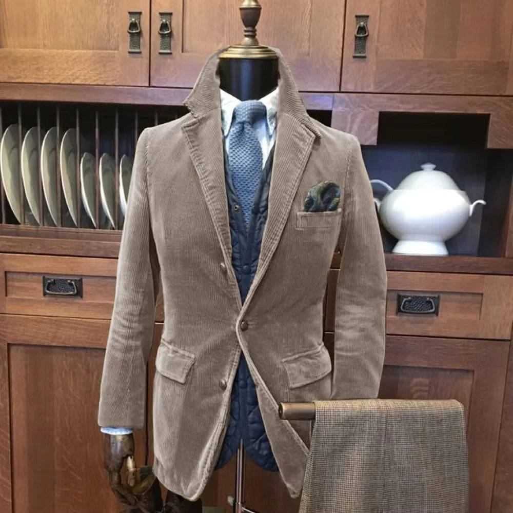 Men's Autumn Corduroy Jacket Casual Sports Jacket Man Jackets Mens Clothing Original Brands Clothing Male Coats 2025 New