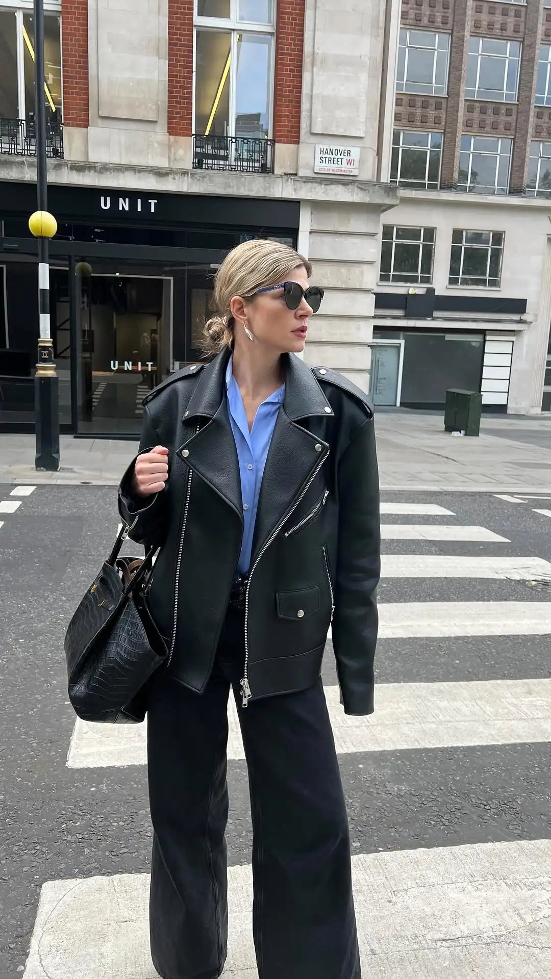 High Street Zippers Leather Jackets Women Lapel Long Sleeve Pockets Buttons Jacket 2025 Autumn New Female Locomotive Outwear
