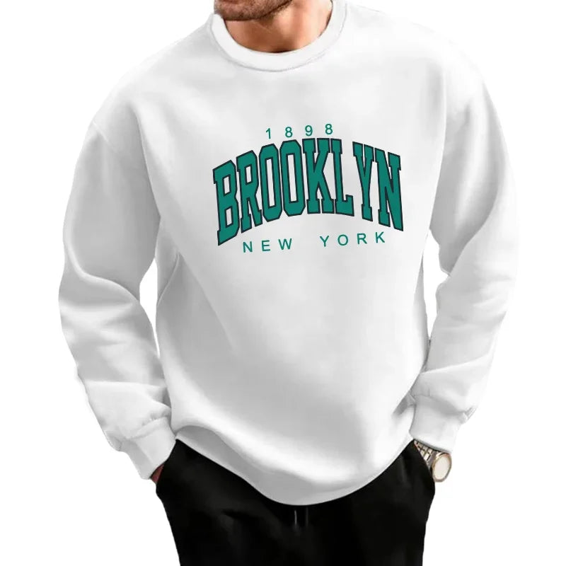 Mens Tracksuit Printing Casual Sweatshirt Outdoors Sports Jogging Clothing Autumn Winter Sportswear Single Piece Tops Pants 2025