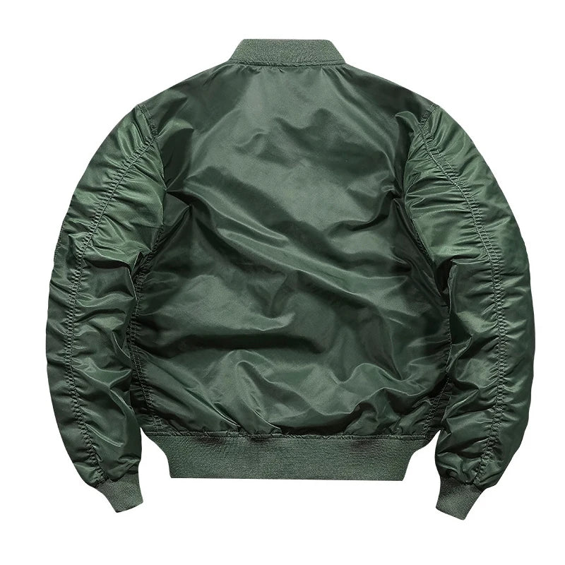 Spring Autumn Bomber Jacket Men Women Military Fly Jacket Varsity Baseball Flight Coat Mens Windbreaker Mens Clothing 2025