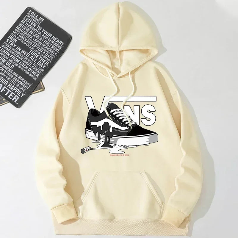 Men's autumn hooded sweatshirt Harajuku style new hip-hop clothing printed long-sleeve hoodie for men