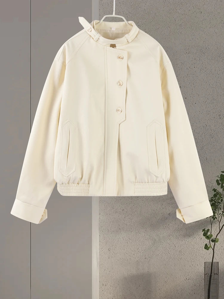 Casual Jackets Pants Suits Women O Neck Single Breasted Long Sleeves Pockets Pleated Trousers Sets Female 2025 Autumn New Set