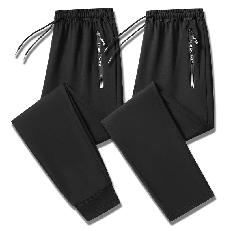 Men's Plus Size M-8XL Casual Loose Sports Pants Straight Leg Harlan Long Trousers Spring Autumn Long Pants Male Clothing 145KG