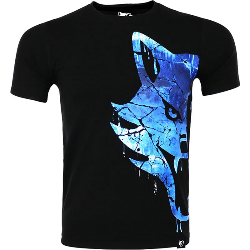 Muay Thai Sports Men's T-Shirt Funny 3D Print Short Sleeve Tee Summer Casual O-neck Loose Top Fashion Breathable Boxing Clothing