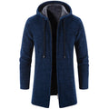 Autumn And Winter Cashmere Men's Cardigan Chenille Outer Sweater Coat Windbreaker Solid Color Fashion Clothing
