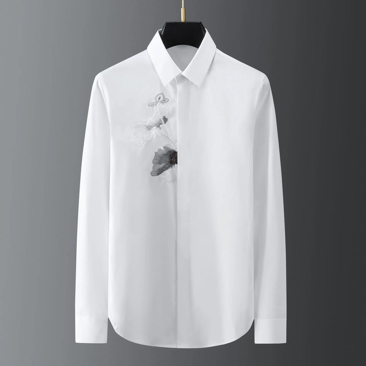 Brand Lotus 2025 Men's Shirt High Quality Casual Business Dress Shirt Long Sleeve Luxury Social Banquet Party Casual Shirts