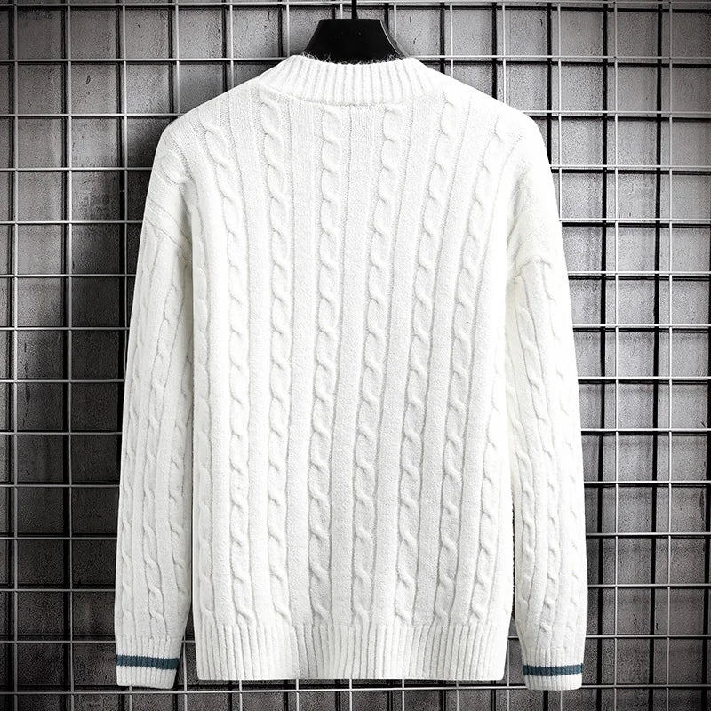 Autumn Men's Sweater Cardigan Slim Fit Single Breasted Solid Color Knitted Cardigan Men Causal Sweatercoat Mens Clothing 2022