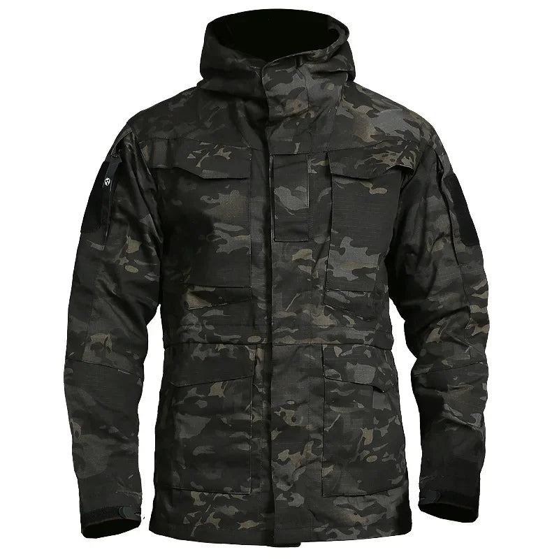M65 UK US Army Clothing Casual Tactical Windbreaker Men Winter Autumn Flight Pilot Coat Male Hoodie Military Style Field Jacket