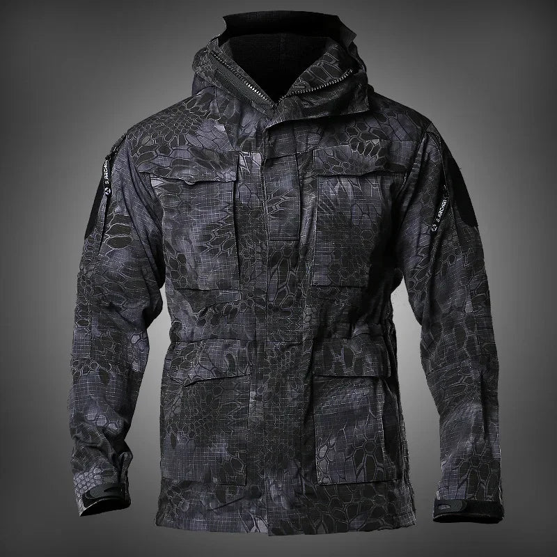 M65 UK US Army Clothing Casual Tactical Windbreaker Men Winter Autumn Flight Pilot Coat Male Hoodie Military Style Field Jacket