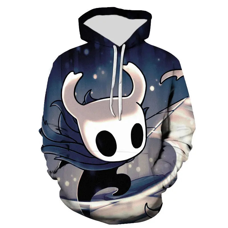 Game Hollow Knight 3d Printed Men Women Autumn Winter Streetwear Casual Long Sleeve Hoodie Oversized Sweatshirts Unisex Clothing