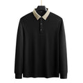 Plus Size 7XL 8XL 9XL Autumn Long Sleeve Business Polo Shirt Men Breathable Casual Gym Jogging Golf Hiking Loose Big Polo Shirt
