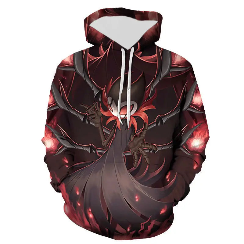 Game Hollow Knight 3d Printed Men Women Autumn Winter Streetwear Casual Long Sleeve Hoodie Oversized Sweatshirts Unisex Clothing