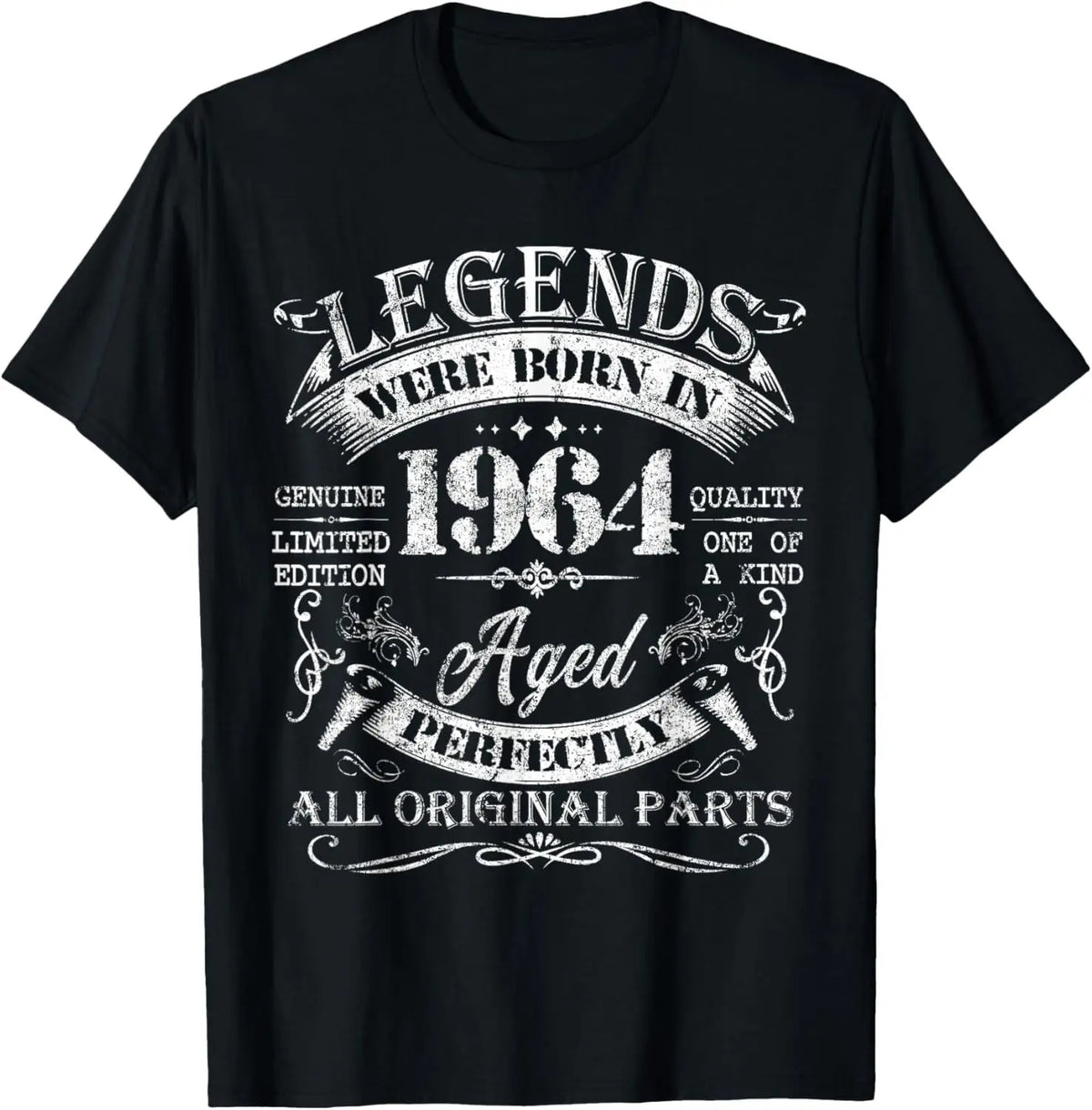 Vintage 62th Birthday Decorations Vintage 1964 62 Birthday T-Shirt Men Women Clothes Graphic T Shirts Unisex Summer Soft Tops