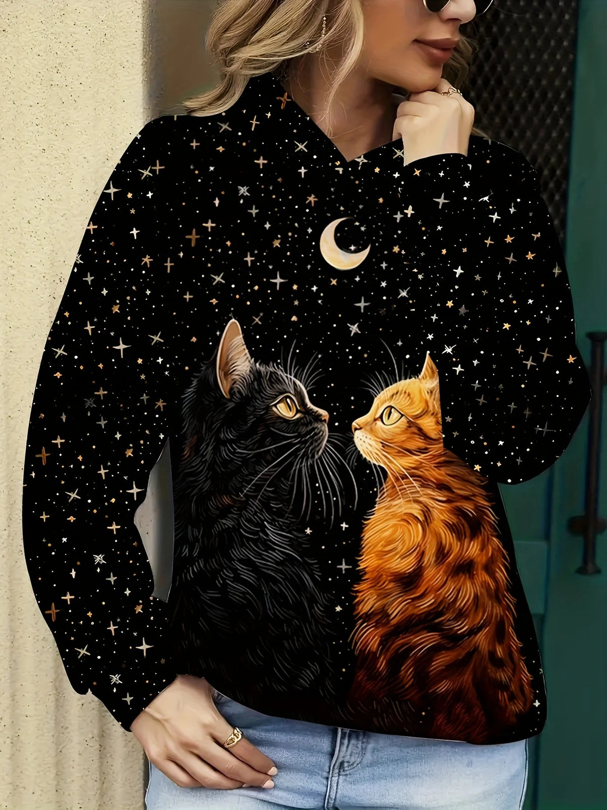 Cute Cat 3D Print Hoodies Men Women Fashion Casual Sweatshirts Autumn Oversized Hoodie Pullovers Tracksuit Women Clothing