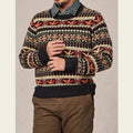 2025 Autumn Winter Vintage New Fashion Men’s Casual Trendy O-neck Long Sleeve Knitted Loose Sweaters Male Pullover Clothes Tops
