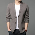 New Autumn Style Cardigan Men's Coat, Korean Version, Knitted Suit, Pure Color Sweater, Personalized for Young People's Coat